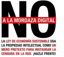 El gobierno sigue apoyando Ley Sinde
