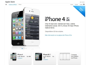 Apple recibe 1 millón de reservas para iPhone 4S en 24 horas