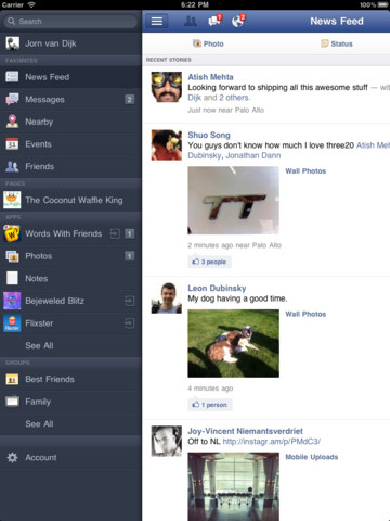 facebook ipad