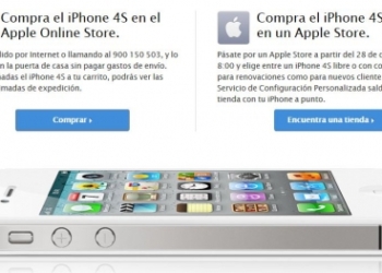 iPhone 4S ya se puede reservar en Apple Online Store