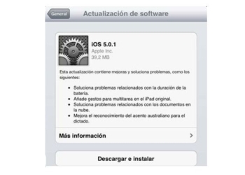 iOS 5.0.1 ya está disponible para todos