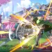 Magik, Danger, Doctor Doom y Storm combaten en un escenario de Marvel Tōkon: Fighting Souls