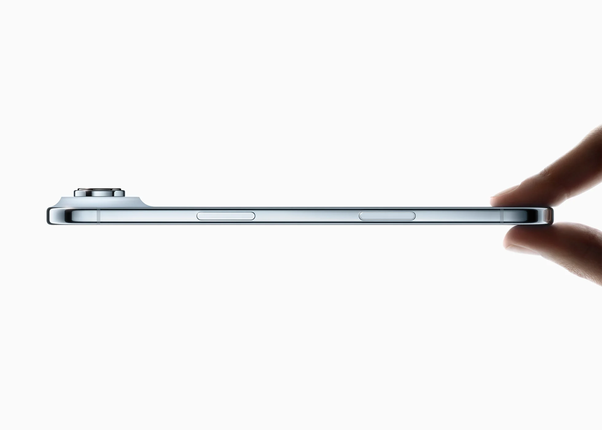 Perfil del iPhone Air en imagen oficial de Apple