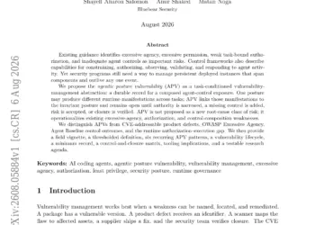 Primera página de un trabajo sobre seguridad de agentes de programación