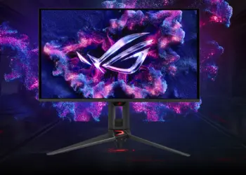 Monitor gaming ASUS ROG Swift OLED PG27AQDPR visto de frente