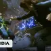 Escena oficial del videojuego Control con identificación de NVIDIA