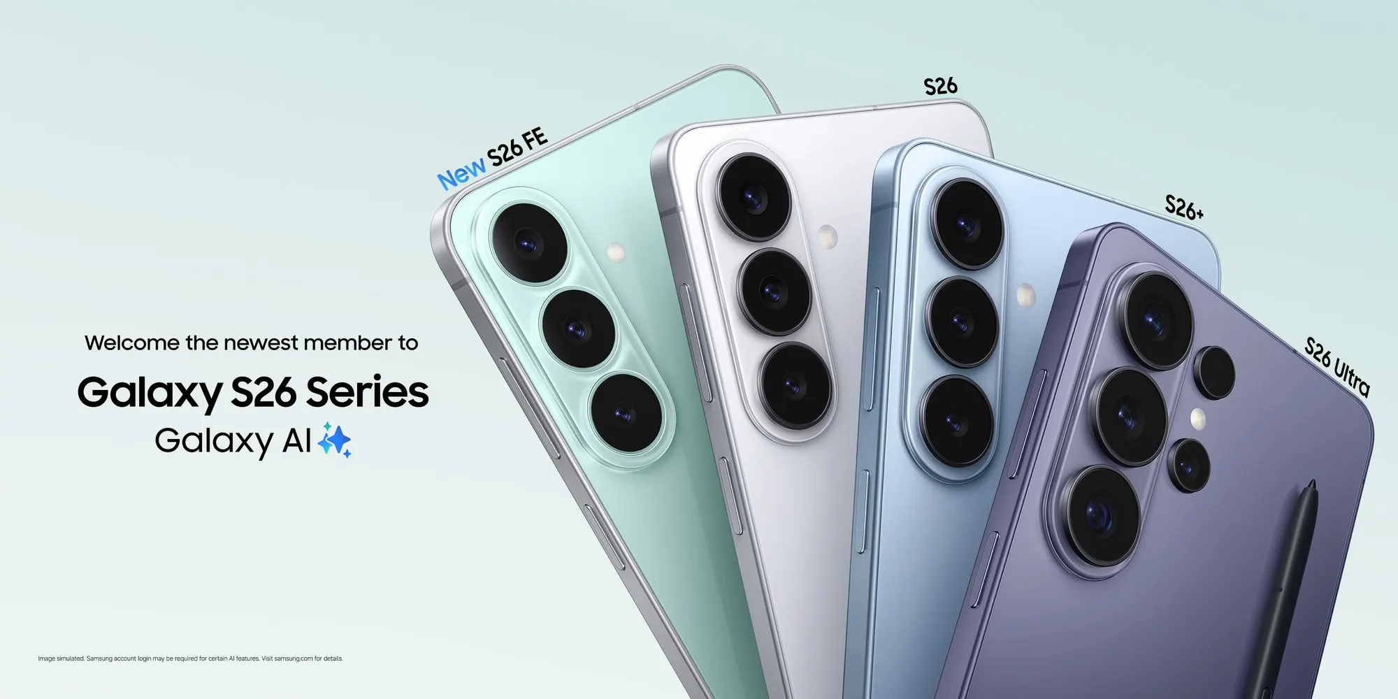 Imagen oficial relacionada con Samsung Galaxy S26 FE: la nueva experiencia insignia, centrada en lo que más importa