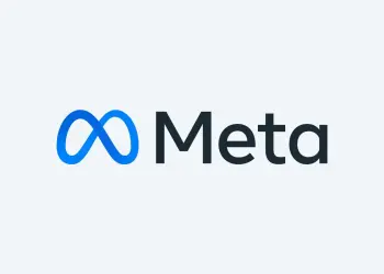 Logotipo oficial de Meta sobre fondo claro