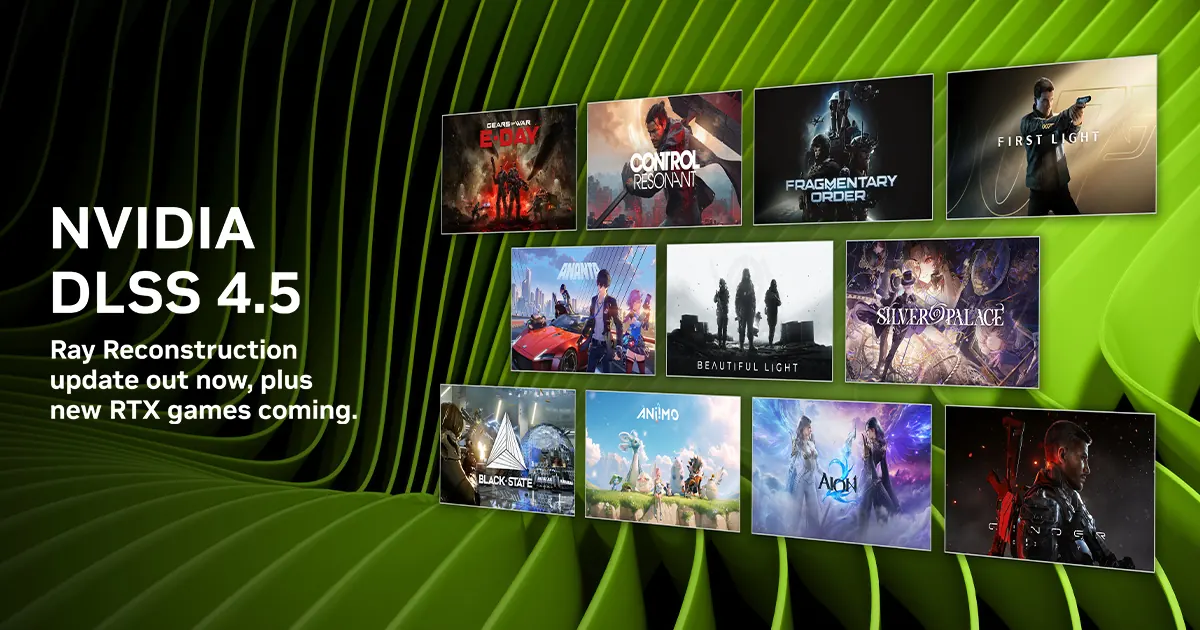 NVIDIA DLSS 4.5 Ray Reconstruction y juegos compatibles con RTX