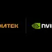 Logotipos de MediaTek y NVIDIA que ilustran su alianza para infraestructuras de IA
