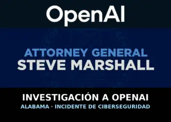 OpenAI sobre la identidad de la Fiscalía General de Alabama y el texto investigación de ciberseguridad