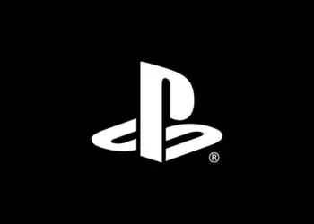 Logotipo de PlayStation sobre fondo negro