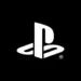Logotipo de PlayStation sobre fondo negro