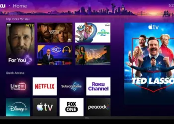 Nueva pantalla de inicio de Roku con recomendaciones personales y accesos rápidos a plataformas