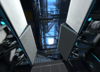 Captura de Portal 2, uno de los juegos de Valve de la época incluida en el archivo histórico de Steam2