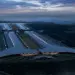Vista aérea del proyecto de fábrica de semiconductores Terafab en Texas