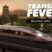Tren de alta velocidad y logotipo de Transport Fever 3 en el tráiler de lanzamiento