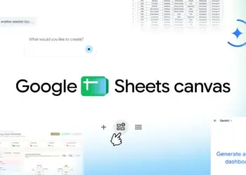 Imagen oficial relacionada con Bring your spreadsheet data to life with Sheets canvas