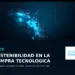 Composición editorial sobre Cisco y datos de sostenibilidad en compras tecnológicas