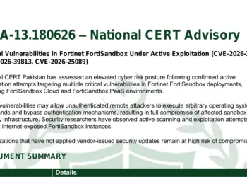 Aviso oficial sobre tres vulnerabilidades críticas de FortiSandbox