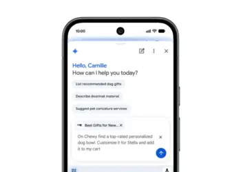Captura oficial de Gemini integrado en Chrome para Android
