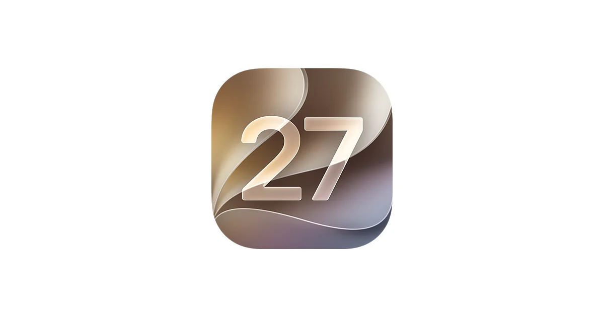 Icono oficial de iOS 27