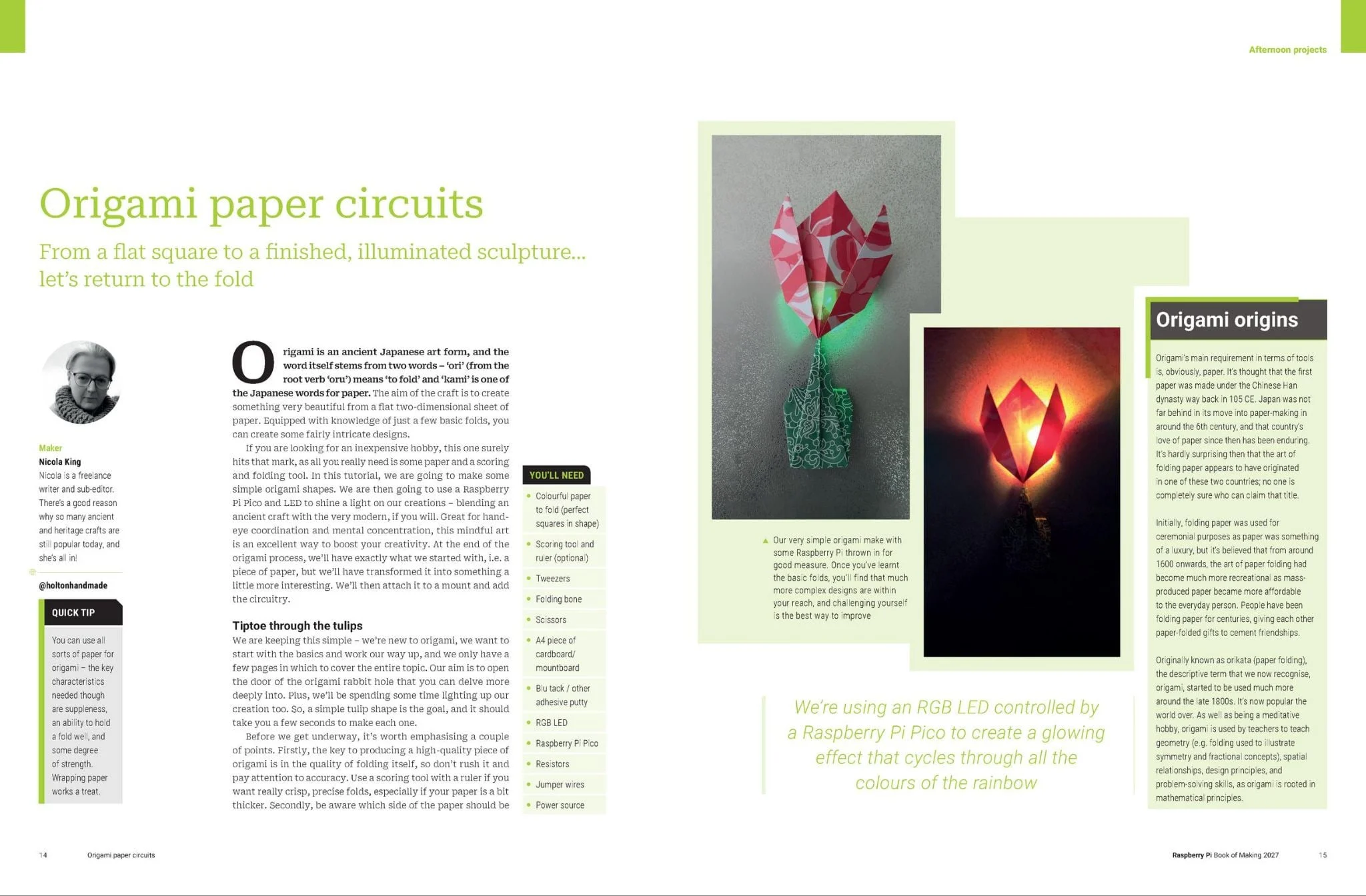 Imagen oficial relacionada con Just released: Raspberry Pi Book of Making 2027