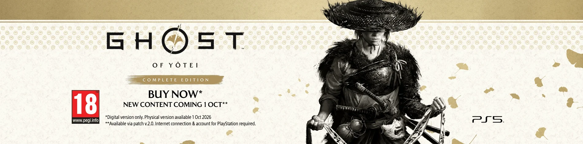 Ghost of Yotei, uno de los juegos incluidos en la clasificación asiática de PlayStation Store
