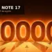 Redmi Note 17 y batería de 10.000 mAh anunciada para el modelo Pro Max