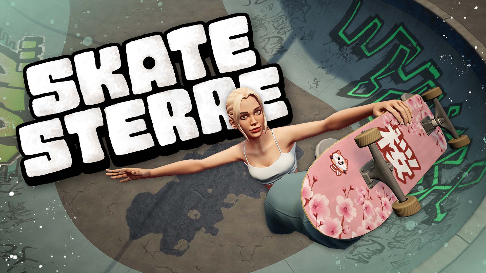 Imagen oficial relacionada con Skatesterre: Where Classic Arcade Skateboarding Meets a New Generation