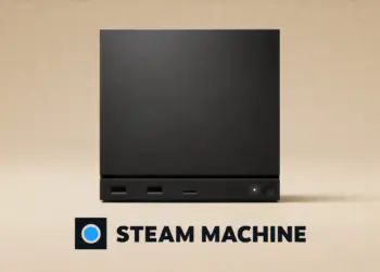 Steam Machine de Valve vista de frente