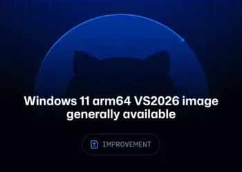 Imagen oficial relacionada con Windows 11 arm64 VS2026 image generally available