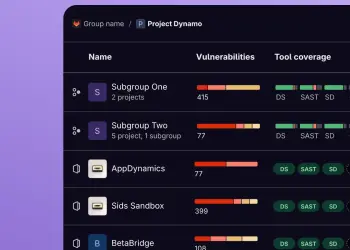 Panel de vulnerabilidades de GitLab