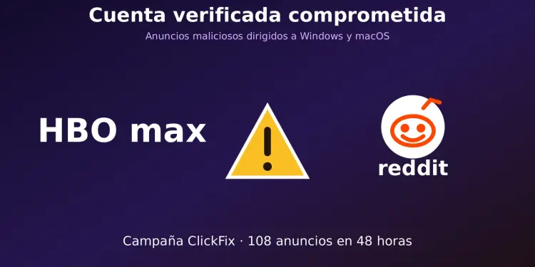 Alerta entre HBO Max y Reddit por una cuenta comprometida