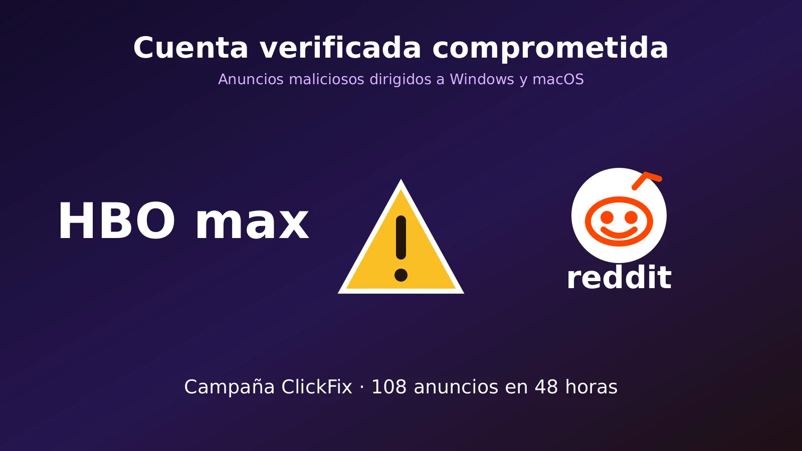 Alerta entre HBO Max y Reddit por una cuenta comprometida