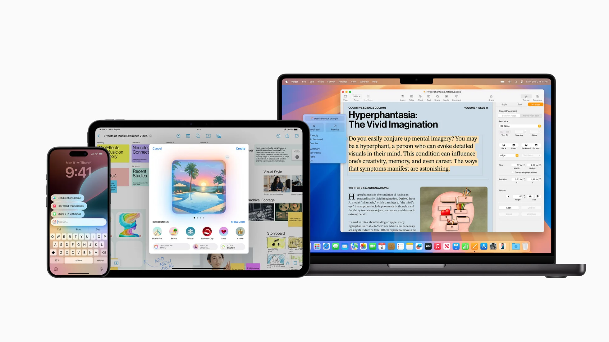 Apple Intelligence en iPhone, iPad y Mac