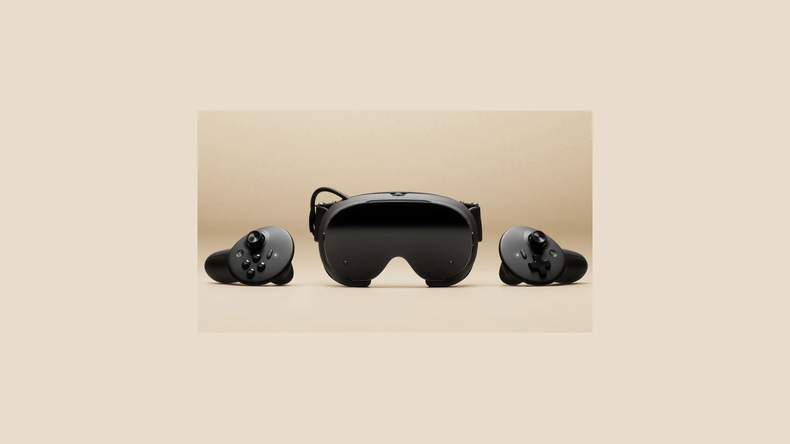 Visor Steam Frame con sus dos mandos