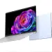 Acer Swift Blade 14 en color claro, mostrado abierto y cerrado