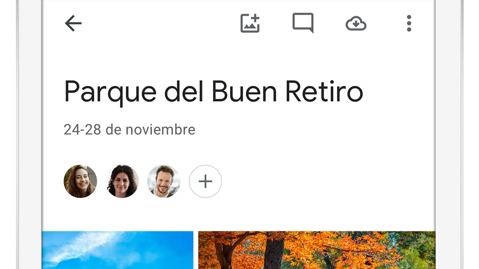 Álbum Parque del Buen Retiro en Google Fotos