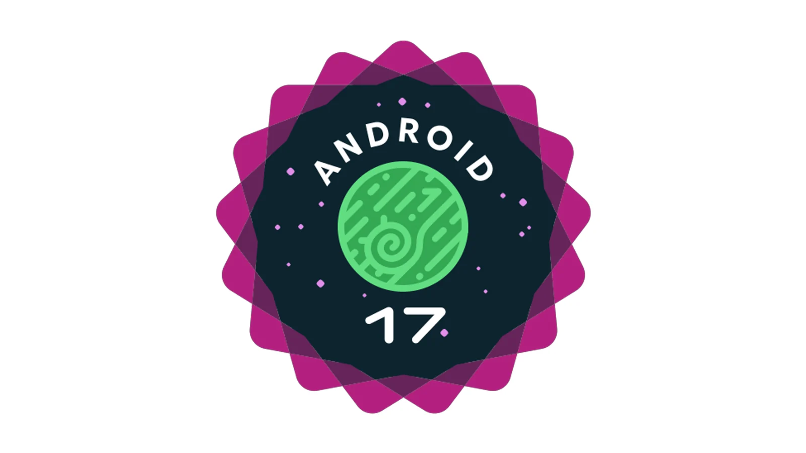 Insignia oficial de Android 17