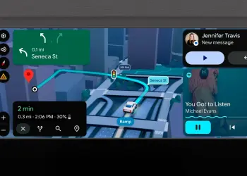 Google Maps funcionando en Android Auto