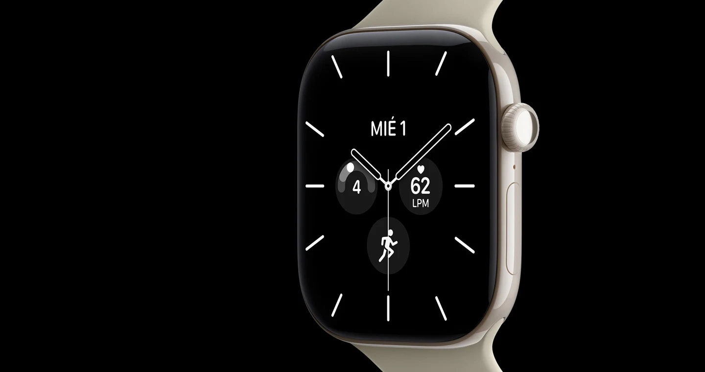 Apple Watch Series 12 en acabado claro