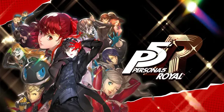 Personajes y logotipo de Persona 5 Royal