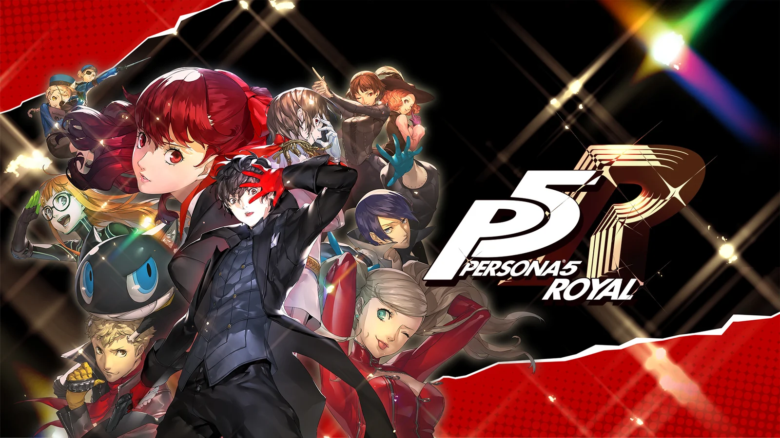 Personajes y logotipo de Persona 5 Royal