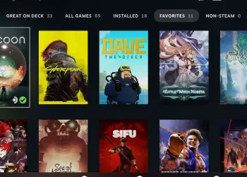 Biblioteca de juegos de SteamOS