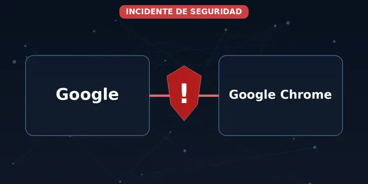 Incidente de seguridad relacionado con Google y Google Chrome