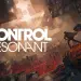 Arte de Control Resonant con el título del juego sobre una ciudad alterada