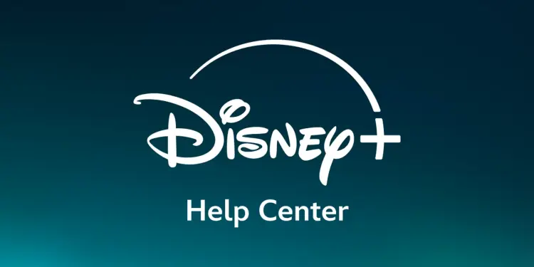 Logotipo de Disney+ sobre la pantalla de su centro de ayuda