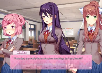 Captura de Doki Doki Literature Club!