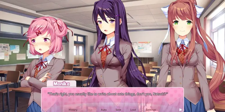 Captura de Doki Doki Literature Club!
